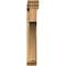 Ekena Millwork Westlake Traditional Rough Sawn Bracket w/ Offset Brace, Western Red Cedar, 6"W x 32"D x 38"H BKT0604X32X38WTL01RWR - alternate 2